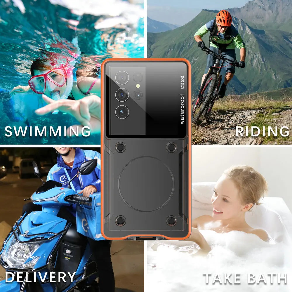 Universal WaterProof Case for Poco X8 Pro Max F8 M8 5G Diving Sealing Funda Xiaomi Poco X7 Pro M7 F7 Ultra F6 X6 M6 X5 X4 X3 NFC